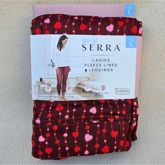 Serra Pants - Serra Heart Fleece Lined Leggings
